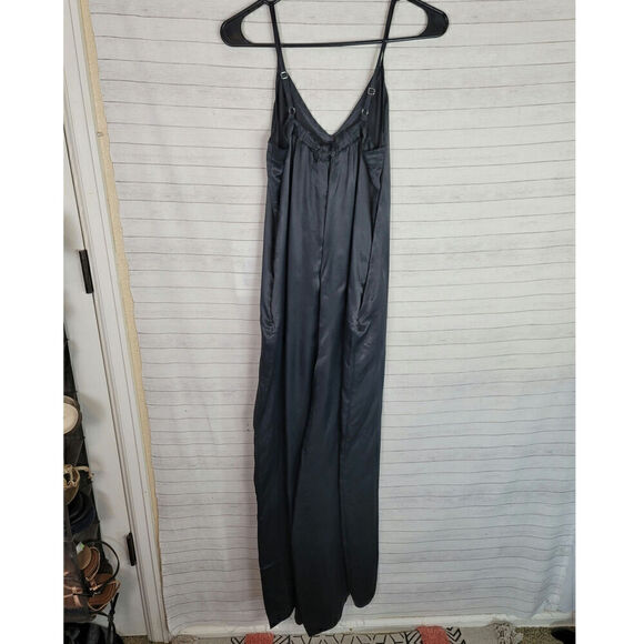 Athleta Black Calm Cool Romper in Satin Black, sz XS - Picture 8 of 14
